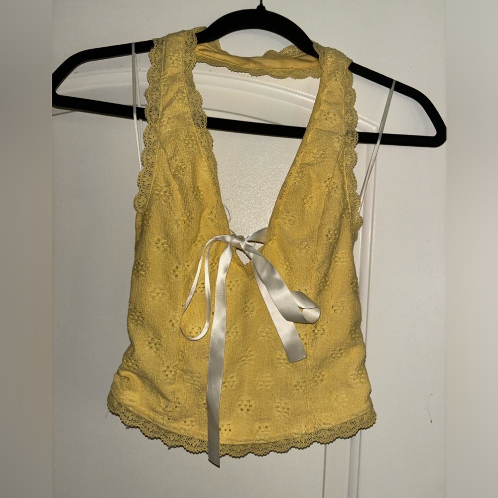 Kimchi Blue Farrah Halter Top- Urban Outfitters